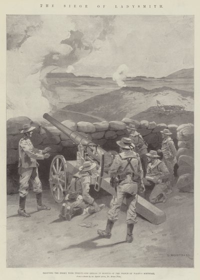 The Siege of Ladysmith by Charles Auguste Loye
